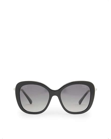 chanel gray square glasses 600.00